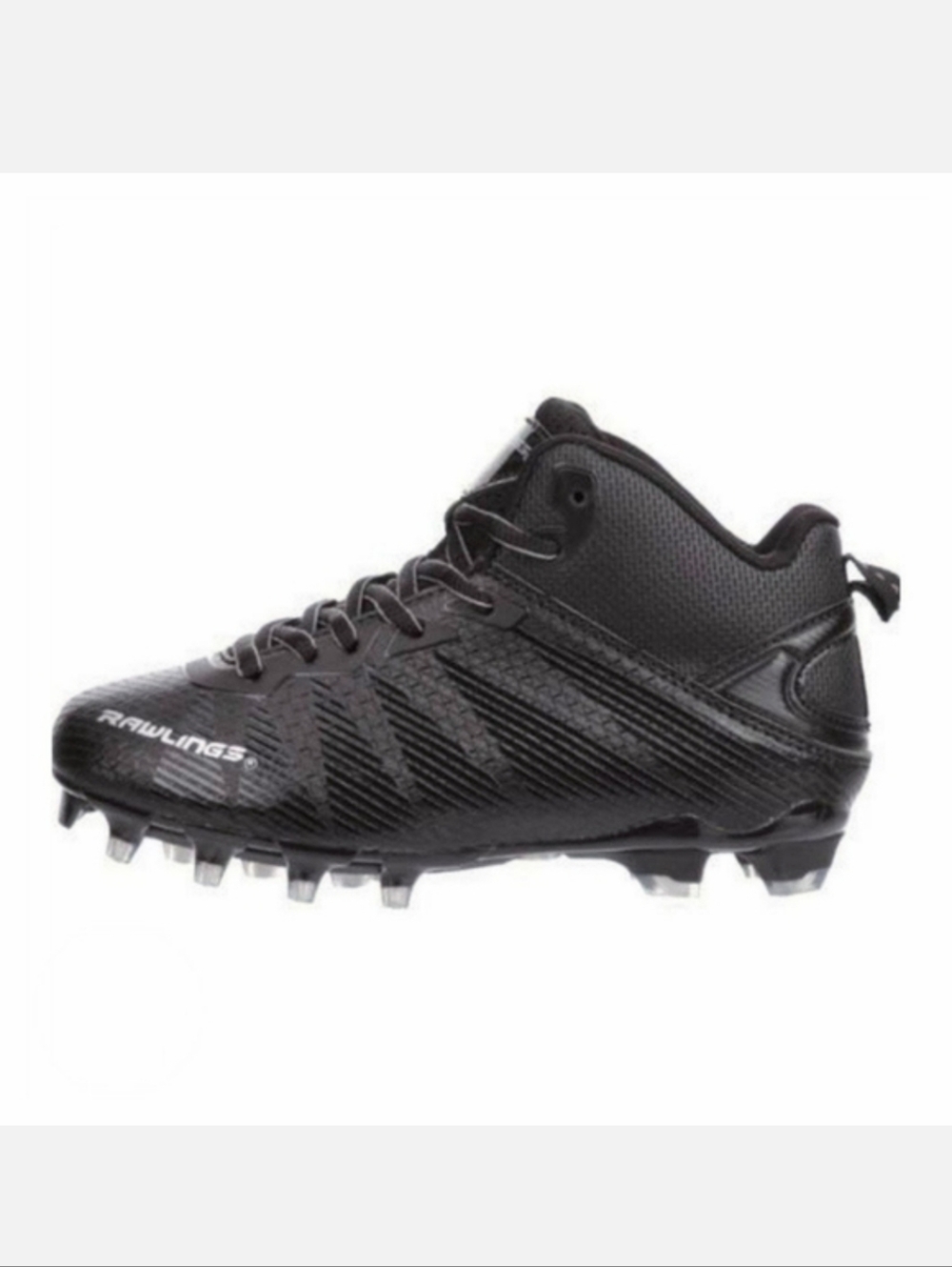 Rawlings Black Football Cleats - Size 6 Boys
